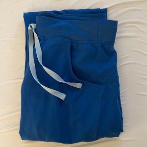 Figs Kade Cargo Scrub Pants in Royal Blue